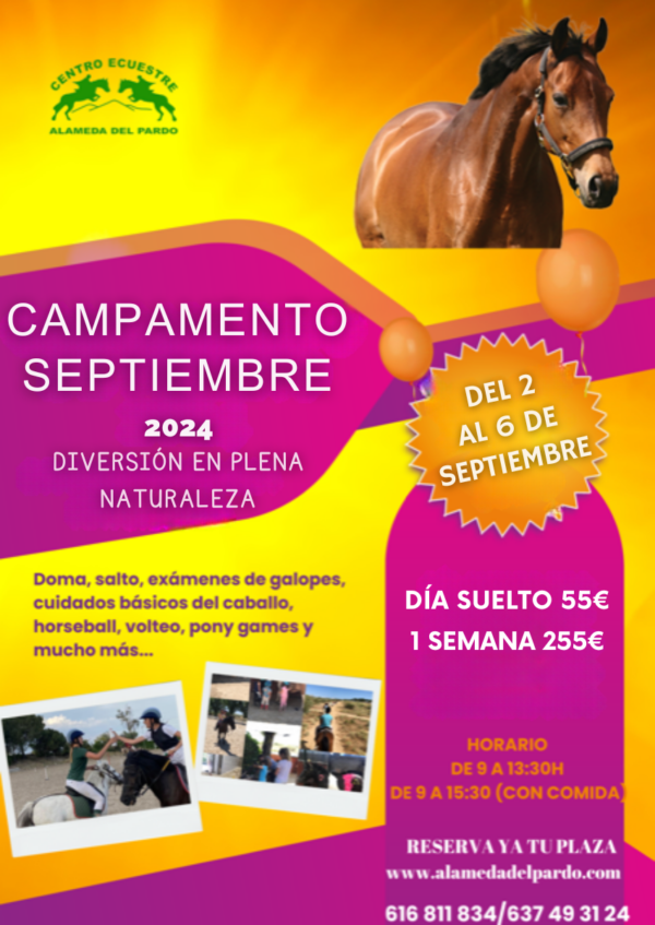 Campamento septiembre