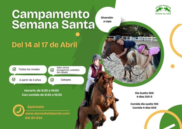Campamento de Equitación Semana Santa