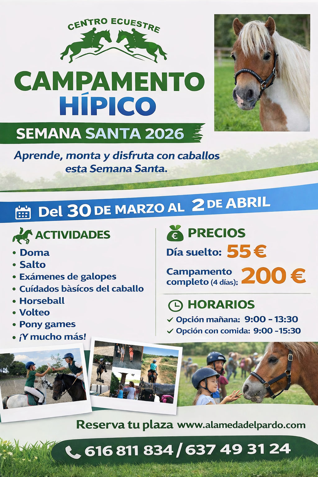 Campamento de Equitación de Semana Santa